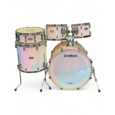 Used Yamaha 5 Piece Stage Custom Classic White Drum Kit