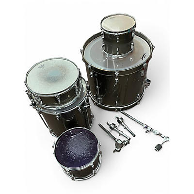 Used Yamaha 5 Piece Stage Custom Dark Metallic Silver Drum Kit