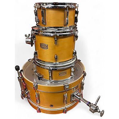 Used Yamaha 5 Piece Stage Custom Hip 4-piece Natural Drum Kit