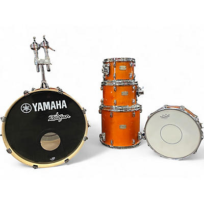Used Yamaha 5 Piece Stage Custom Honey Amber Drum Kit