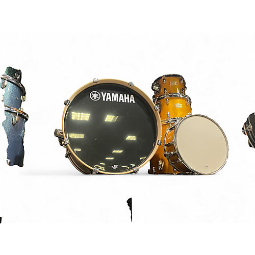 Used Yamaha 5 Piece Stage Custom Natural Drum Kit Natural