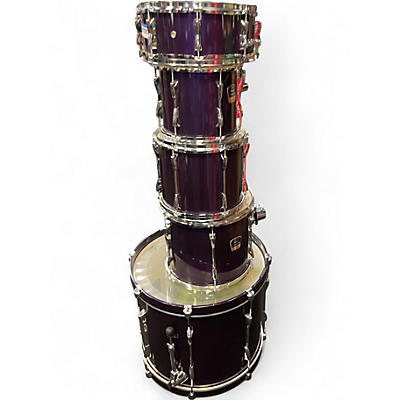 Used Yamaha 5 Piece Stage Custom Purple Drum Kit