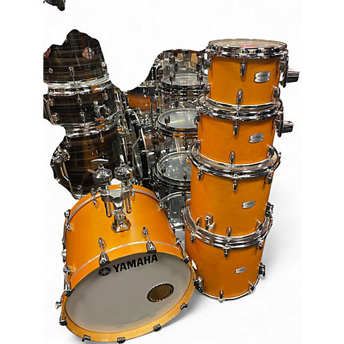 Used Yamaha 5 Piece Tour Custom CARAMEL SATIN Drum Kit CARAMEL SATIN