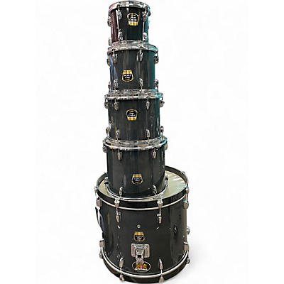 Used Yamaha 5 Piece stage custom advantage Green Drum Kit