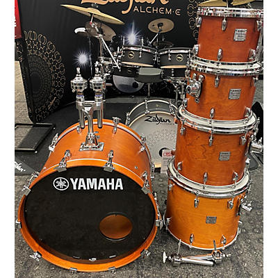 Used Yamaha 5 piece Birch Custom Absolute Aged Natural Drum Kit