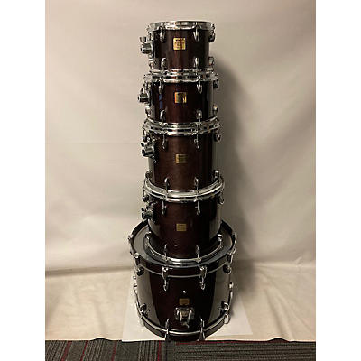 Yamaha Used Yamaha 5 piece Custom Absolute Birch Desert Plum Drum Kit