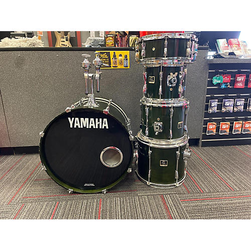 Yamaha Used Yamaha 5 piece Stage Custom Emerald Green Drum Kit Emerald Green