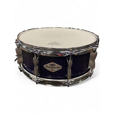 Used Yamaha 5.5X14 Beech Custom blueberry lacquer Drum