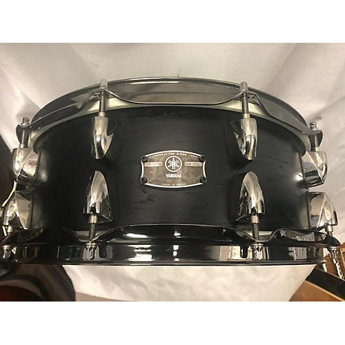 Yamaha Used Yamaha 5.5X14 Live Custom Oak Shell Snare Drum Black Black 10