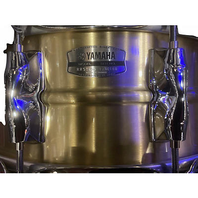 Used Yamaha 5.5X14 Recording Custom  Brass Drum