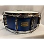 Used Yamaha Used Yamaha 5.5X14 Stage Custom Birch Snare Drum Silky Blue Silky Blue 10