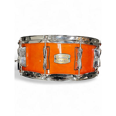 Used Yamaha 5.5X14 Stage Custom Snare Amber Drum