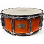 Used Yamaha 5.5X14 Stage Custom Snare Amber Drum Amber 10