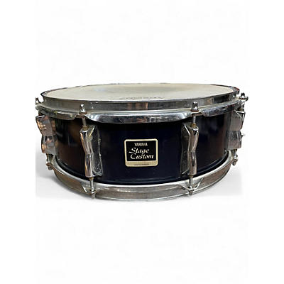 Used Yamaha 5.5X14 Stage Custom Snare Black Drum
