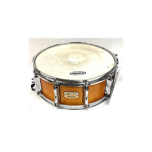 Yamaha Used Yamaha 5.5X14 Stage Custom Snare Drum Amber Amber 10