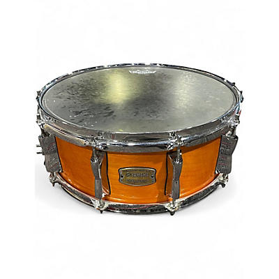Used Yamaha 5.5X14 Stage Custom Snare Honey Amber Drum