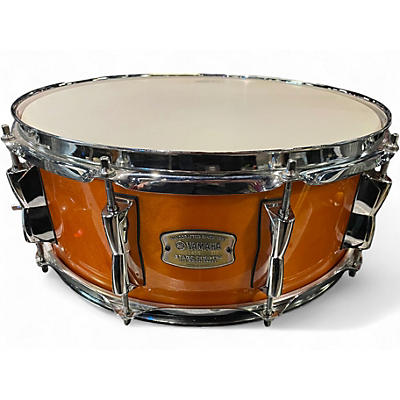 Used Yamaha 5.5X14 Stage Custom Snare Orange Drum