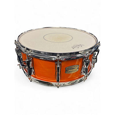 Used Yamaha 5.5X14 Stage Custom Snare Orange Drum