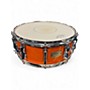 Used Yamaha 5.5X14 Stage Custom Snare Orange Drum Orange 10