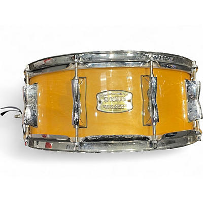 Used Yamaha 5X14 Stage Custom Snare Natural Drum