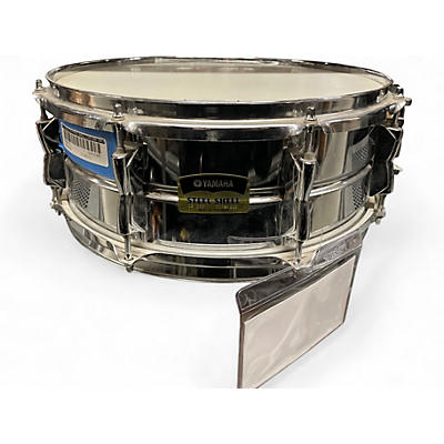 Used Yamaha 5in STEEL SHELL Chrome Drum