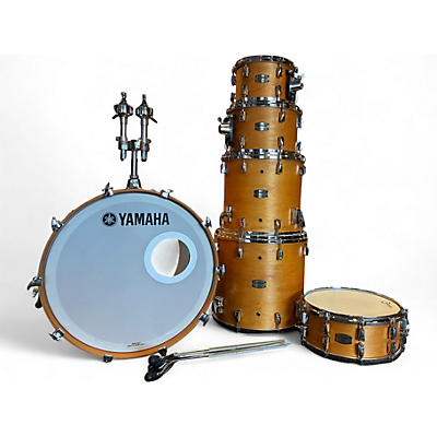 Used Yamaha 6 Piece Absolute Hybrid Maple Vintage Natural Drum Kit