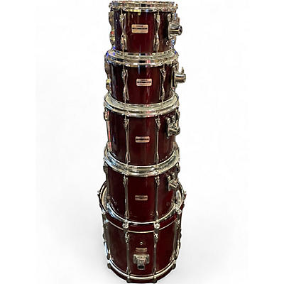 Used Yamaha 6 Piece Recording Custom Red Drum Kit
