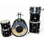 Used Yamaha 6 Piece Stage Custom Black Drum Kit Black