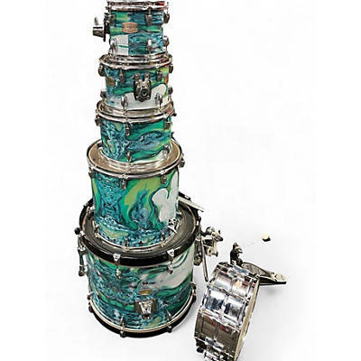 Used Yamaha 6 Piece Stage Custom MARBLE Drum Kit
