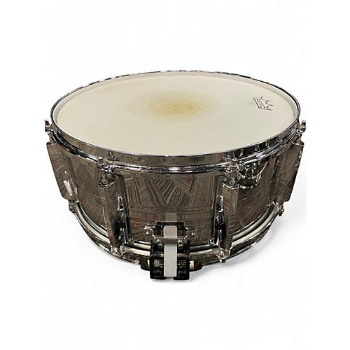 Used Yamaha 6.5X14 SD765 MA SILVER SNARE Silver Drum Silver 15