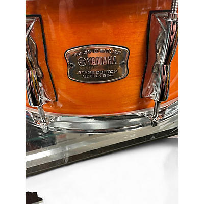 Used Yamaha 6.5X14 Stage Custom Snare Amber Drum