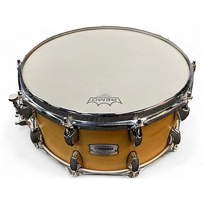 Used Yamaha 6.5X14 Tour Custom Snare Natural Maple Drum