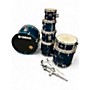 Used Yamaha 7 Piece Stage Custom BLUE Drum Kit BLUE
