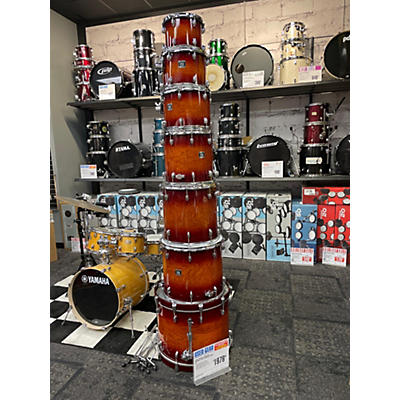 Yamaha Used Yamaha 7 piece Oak Custom 2 Color Sunburst Drum Kit