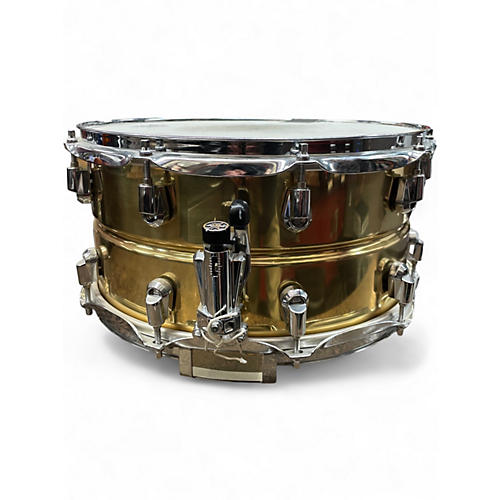 Used Yamaha 7.5X14 Live Custom Snare Gold Drum Gold 132