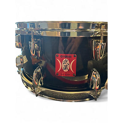 Used Yamaha 7X13 Oak Musashi Snare Trans Black Drum
