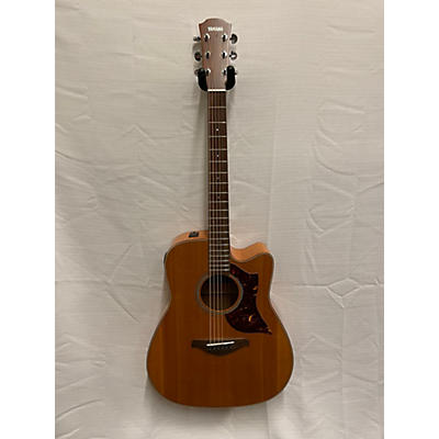 Yamaha Used Yamaha A1FM LTD Natural Acoustic Electric Guitar