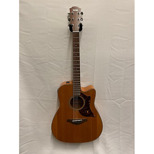 Yamaha Used Yamaha A1FM LTD Natural Acoustic Electric Guitar Natural