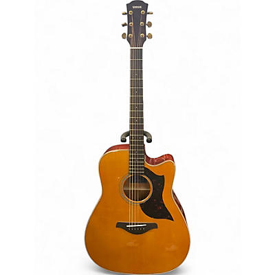 Used Yamaha A1M Antique Natural Acoustic Electric Guitar