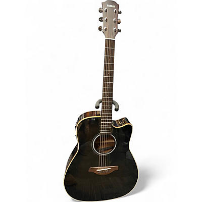 Used Yamaha A1M Black Acoustic Electric Guitar