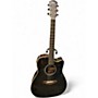 Used Yamaha A1M Black Acoustic Electric Guitar Black