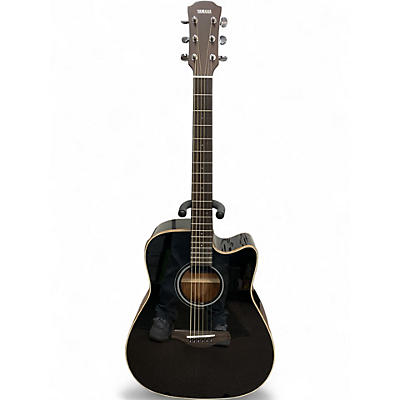 Used Yamaha A1M Black Acoustic Electric Guitar
