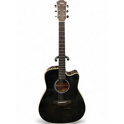 Used Yamaha A1M Black Acoustic Electric Guitar