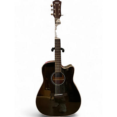 Used Yamaha A1M Black Acoustic Electric Guitar