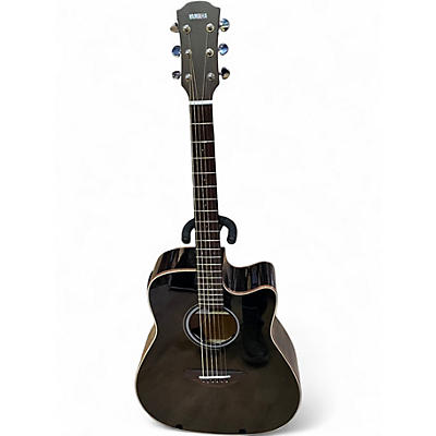 Used Yamaha A1M Black Acoustic Electric Guitar