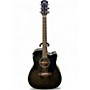 Used Yamaha A1M Black Chrome Acoustic Electric Guitar Black Chrome
