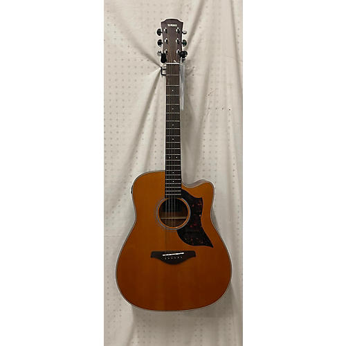 Yamaha Used Yamaha A1M Natural Acoustic Electric Guitar Natural