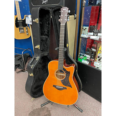 Yamaha Used Yamaha A1M Natural Acoustic Electric Guitar