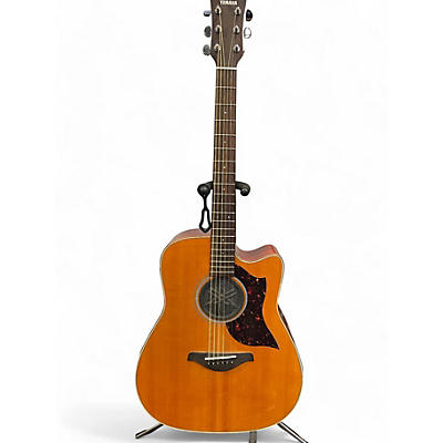 Yamaha Used Yamaha A1M Natural Acoustic Electric Guitar