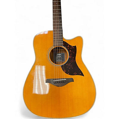 Used Yamaha A1M Natural Acoustic Electric Guitar